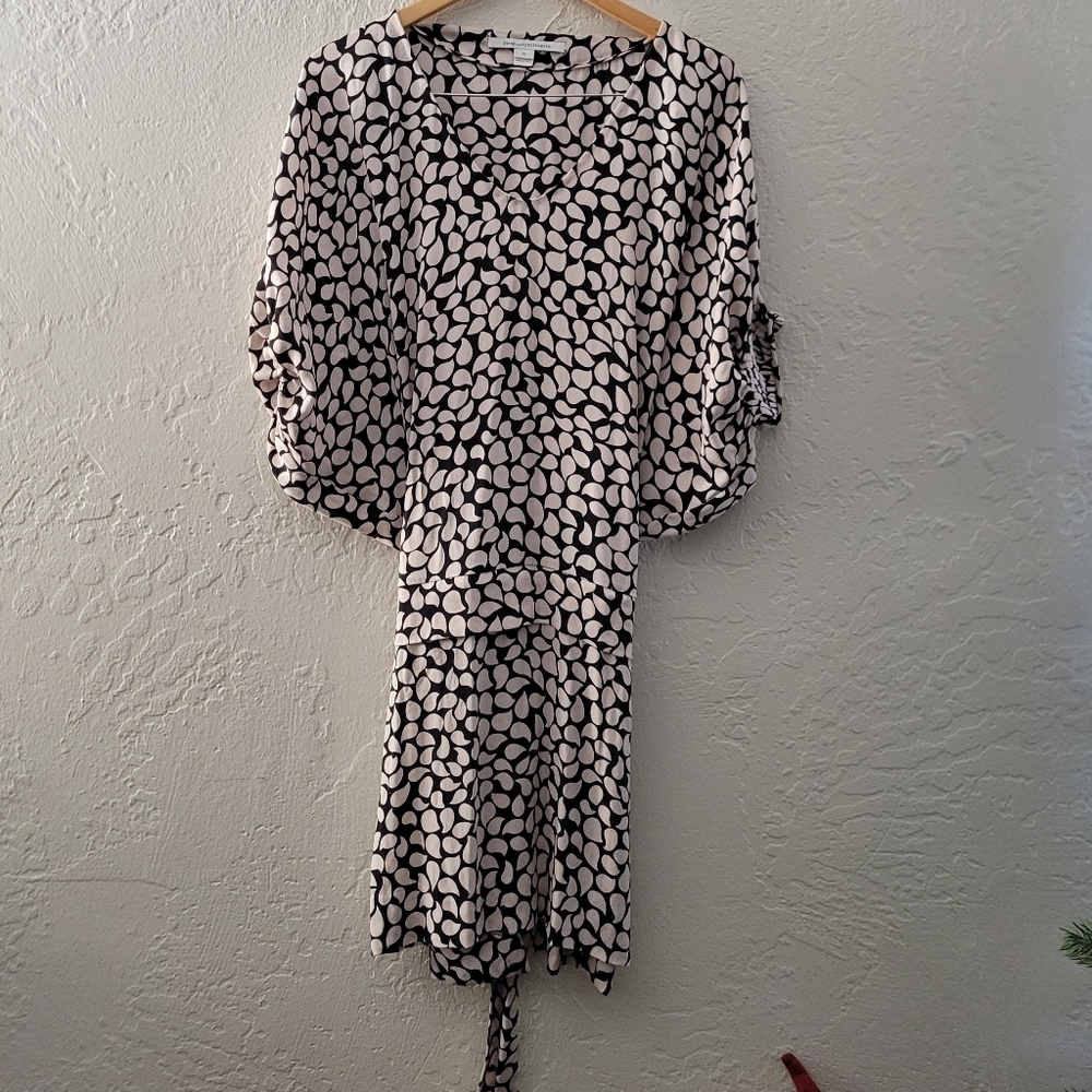 DVF Edna Silk Dress Size 10
